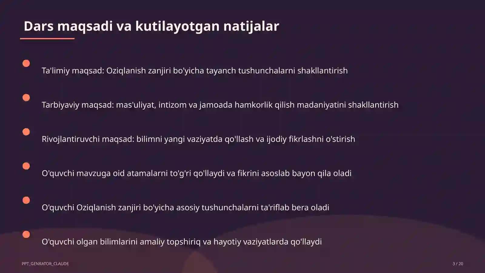 Oziqlanish zanjiri (3-sinf) 3