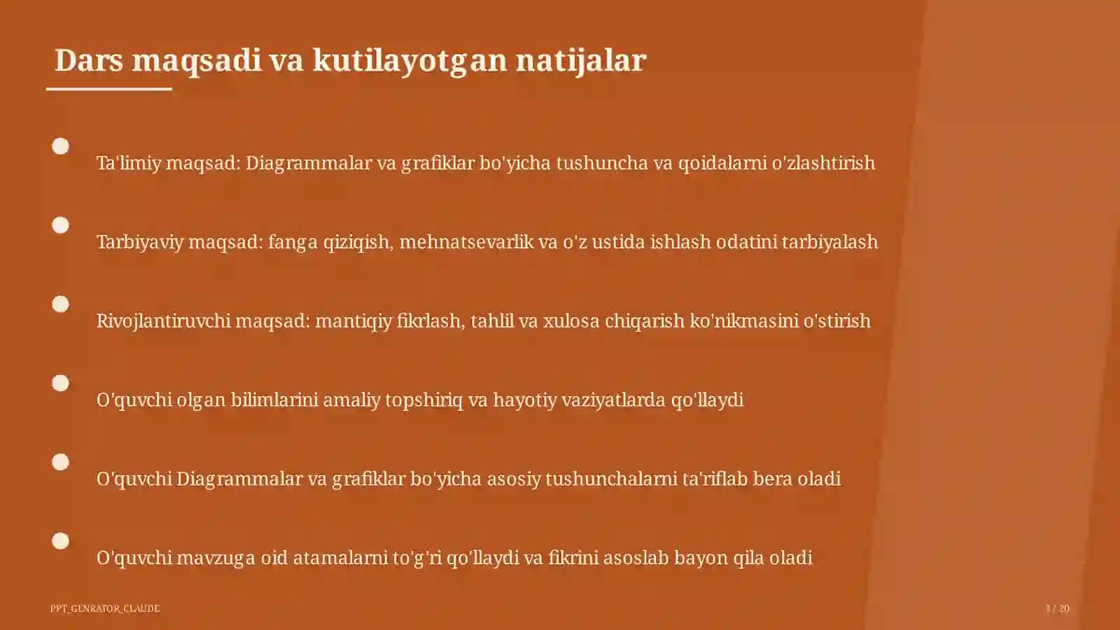 Diagrammalar va grafiklar (6-sinf) 3