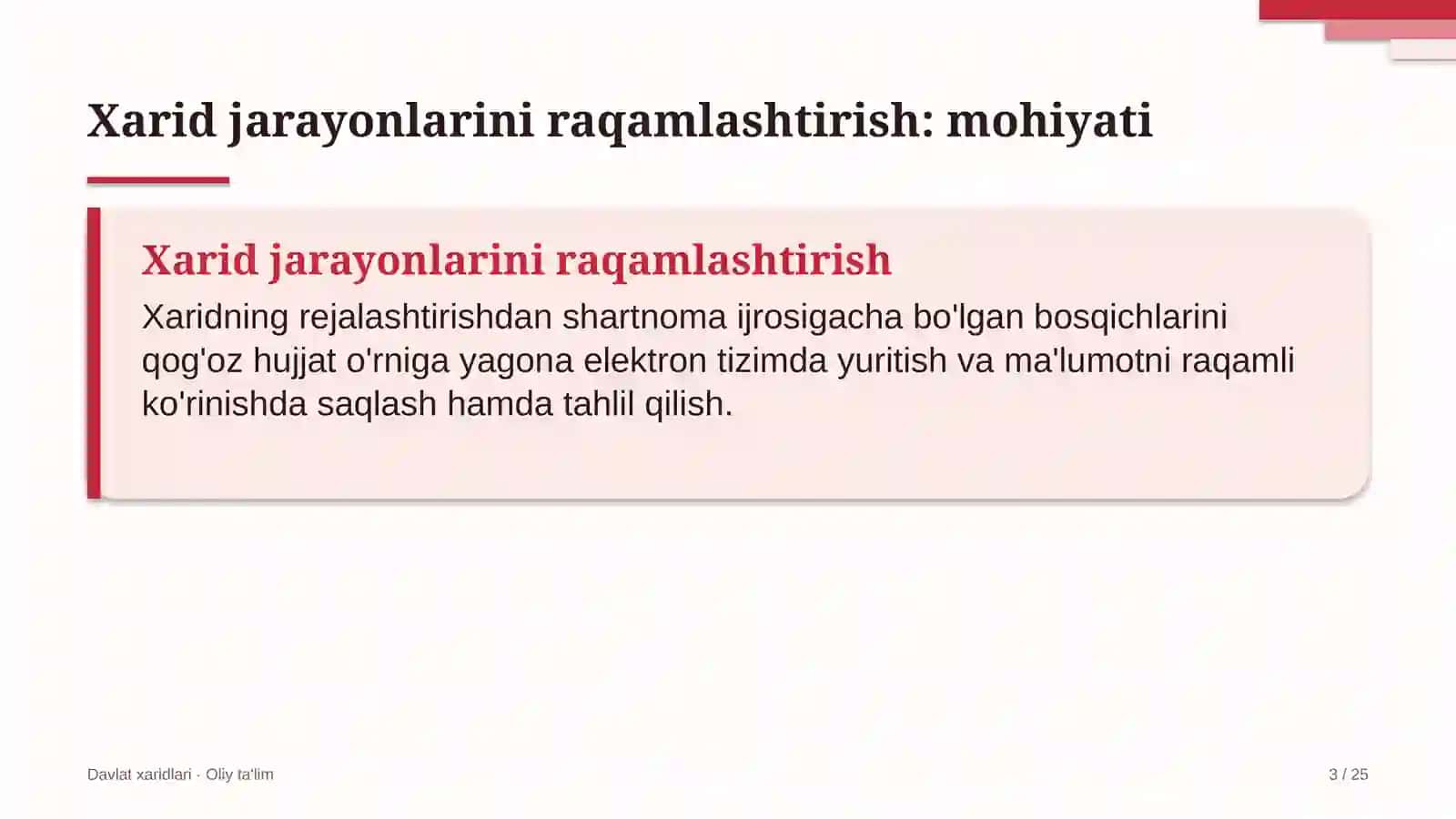 [Savdo uylarida xarid jarayonlarini raqamlashtirish] 3