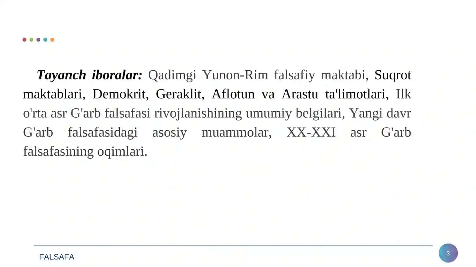 G‘arb falsafasining ustuvor yo`nalishlari va ularning fan taraqqiyotiga ta’siri 3
