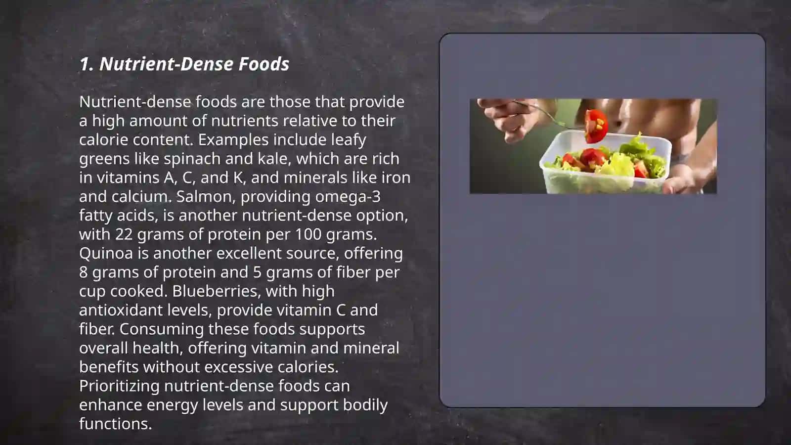 Nutrient-Dense Foods 3