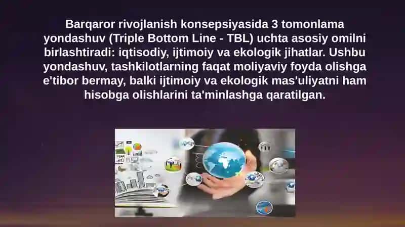 Barqaror rivojlanish konsepsiyasi 3