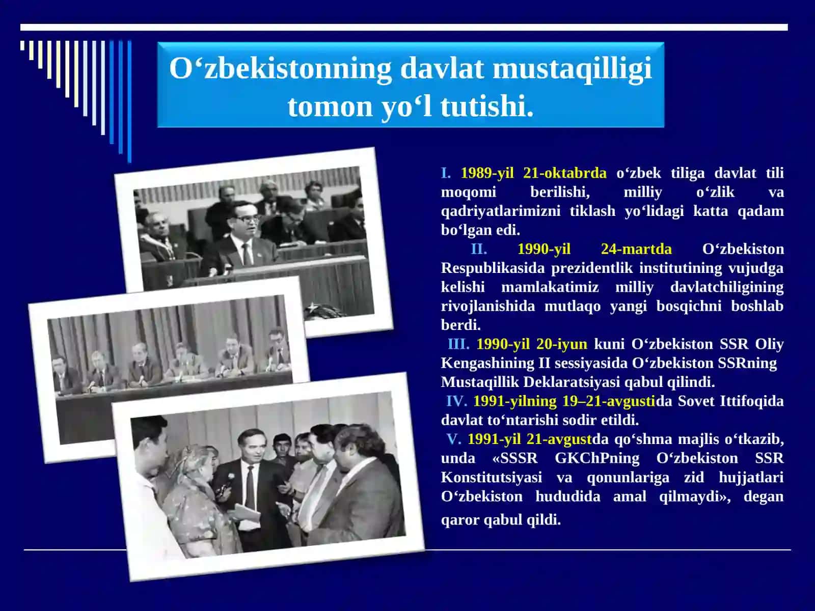 Oʻzbekiston eng yangi tarixi fani 3