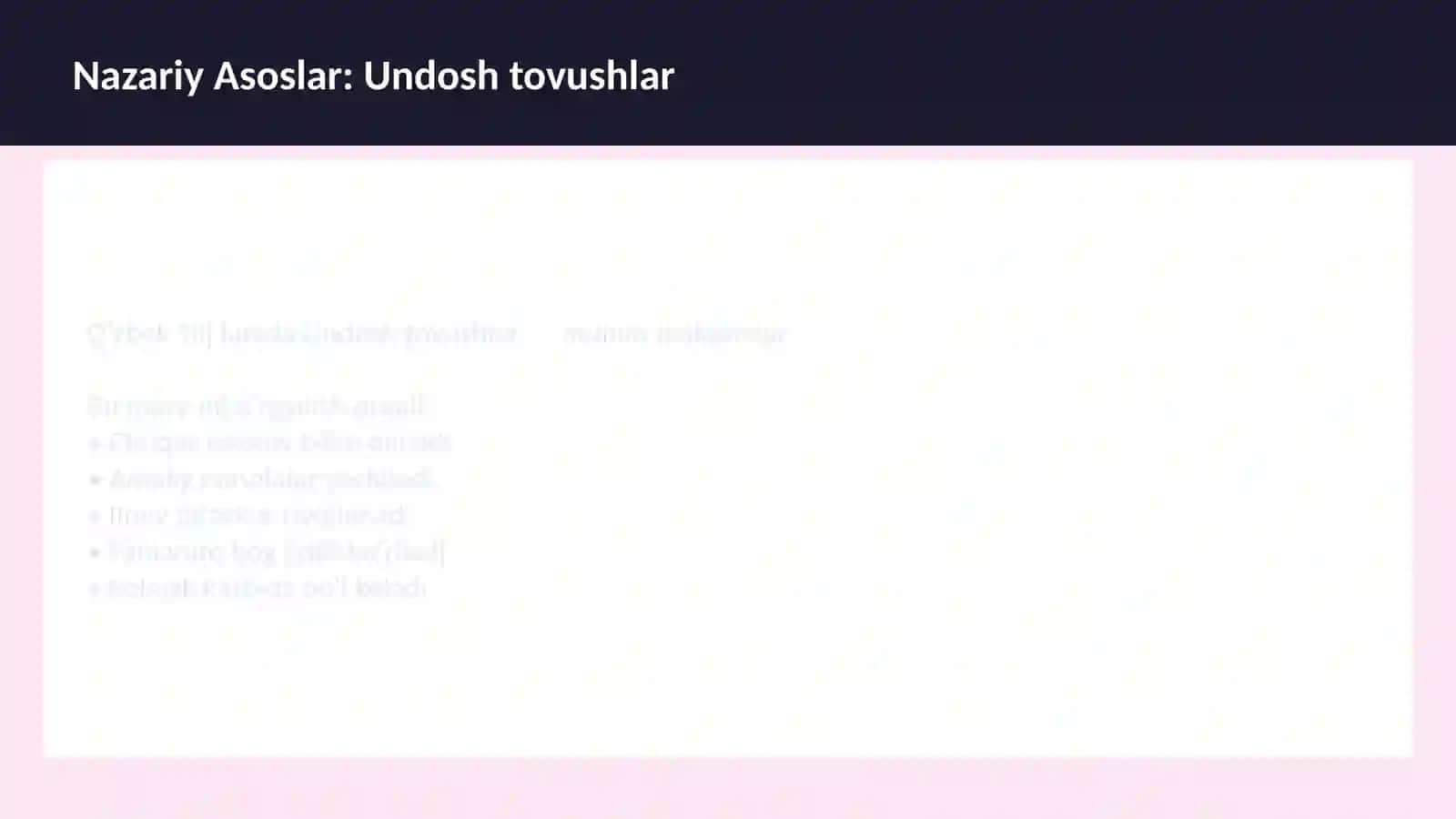 Fonetika asoslari 3