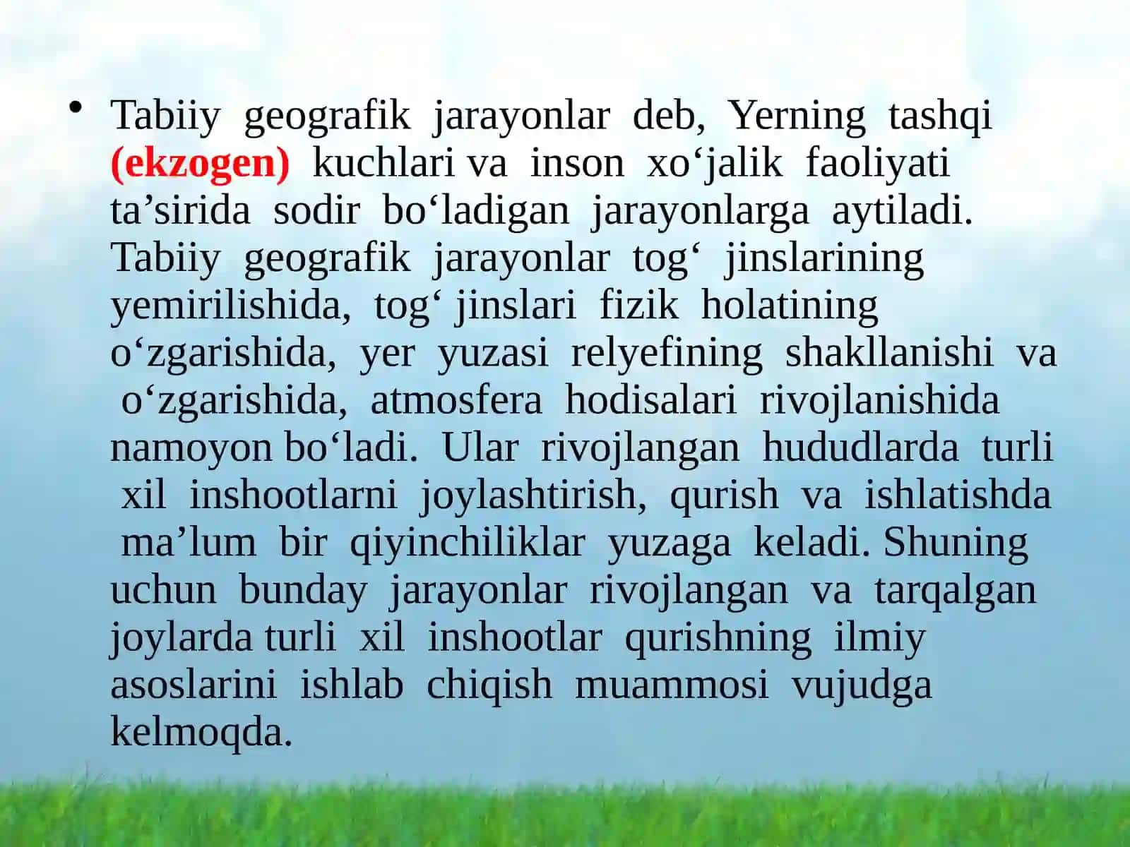 TABIIY GEOGRAFIK JARAYONLAR 3