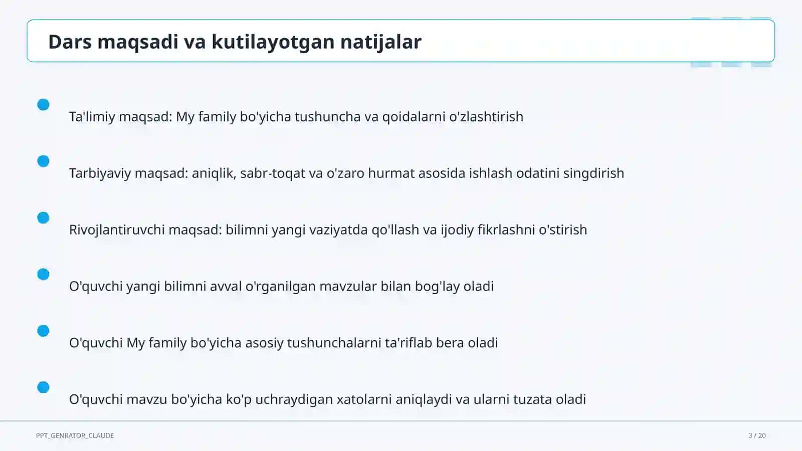 My Family (1-sinf) 3
