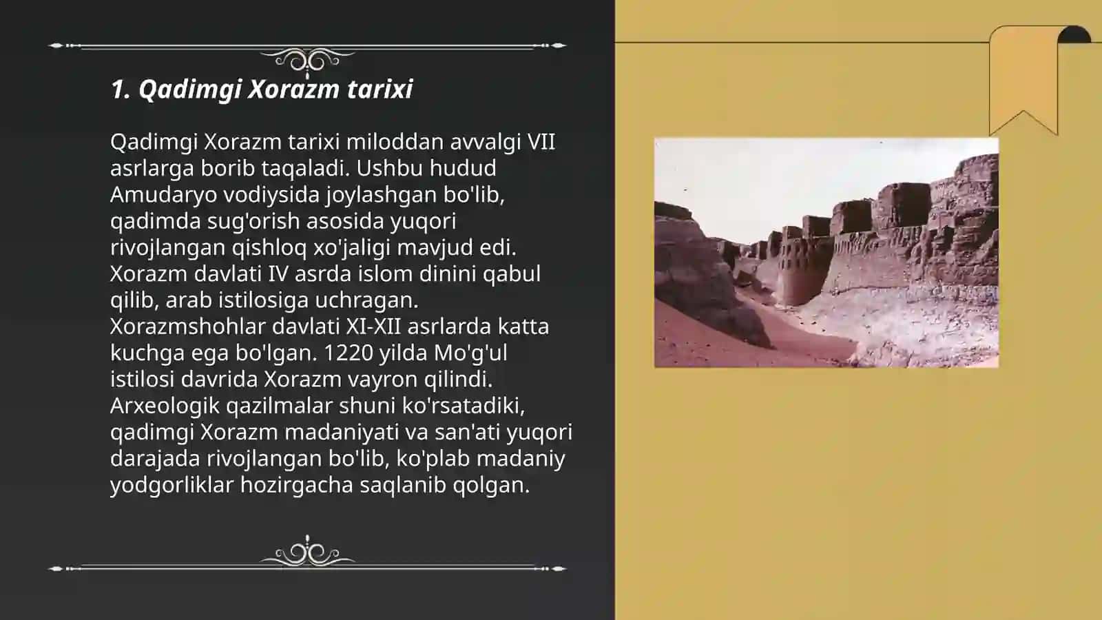 Qadimgi Xorazm Tarixi 3