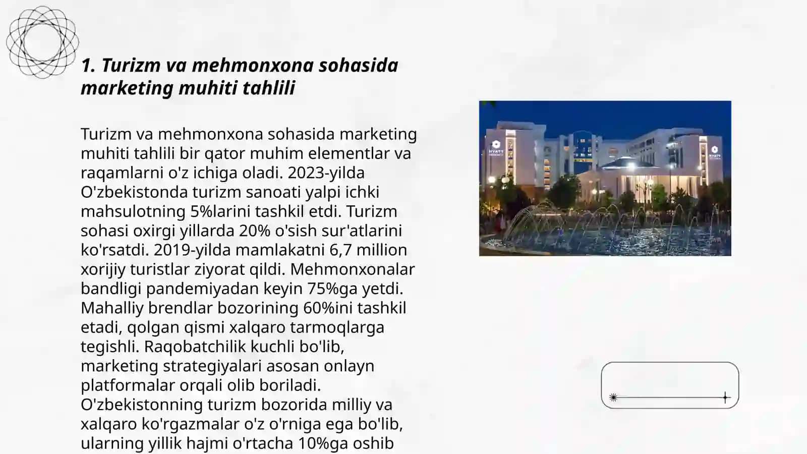 Turizm va mehmonxona xo'jaligida marketing muhiti tahlili 3