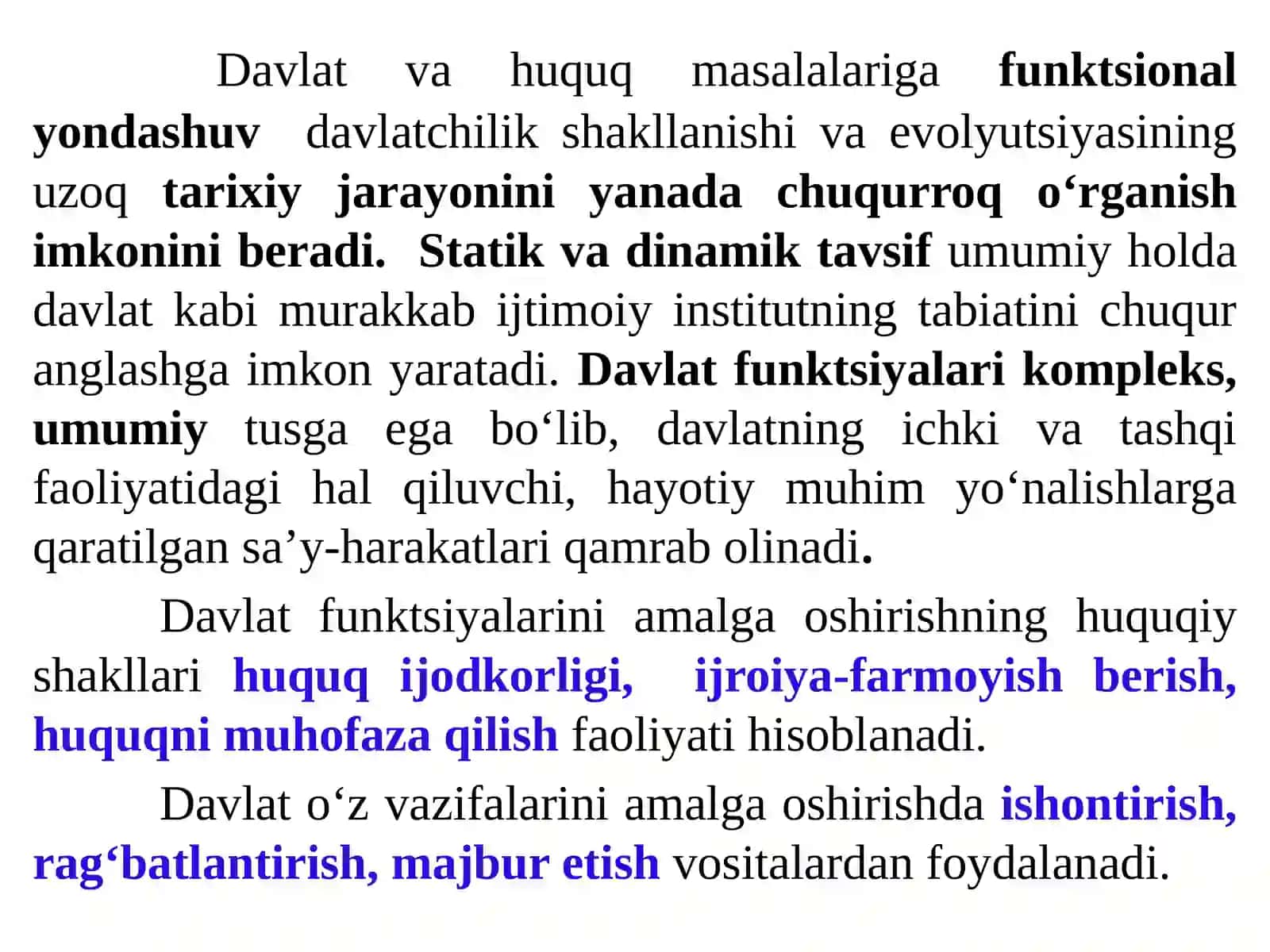 DAVLATNING FUNKTSIYALARI 3