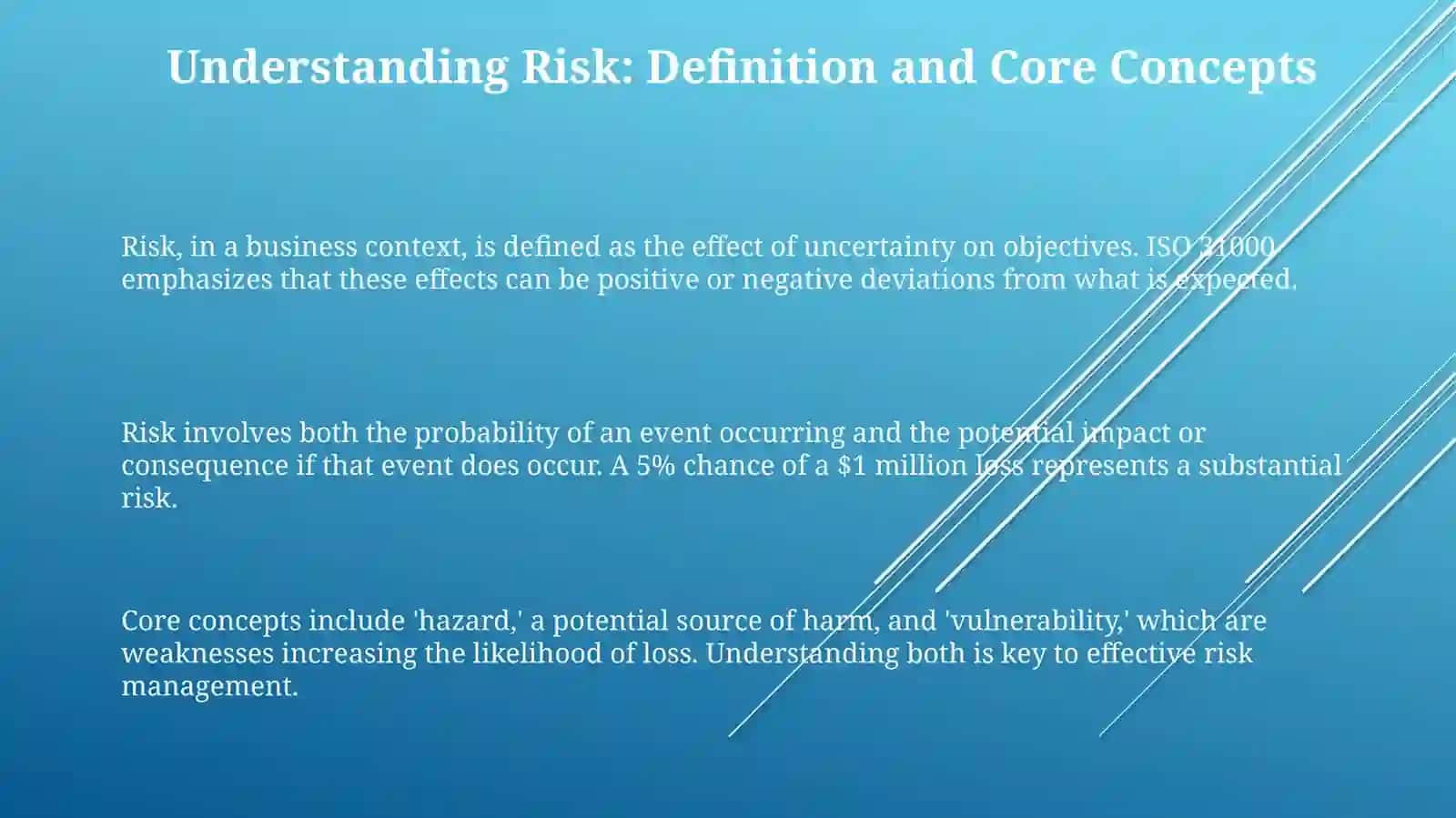 Risk management 3