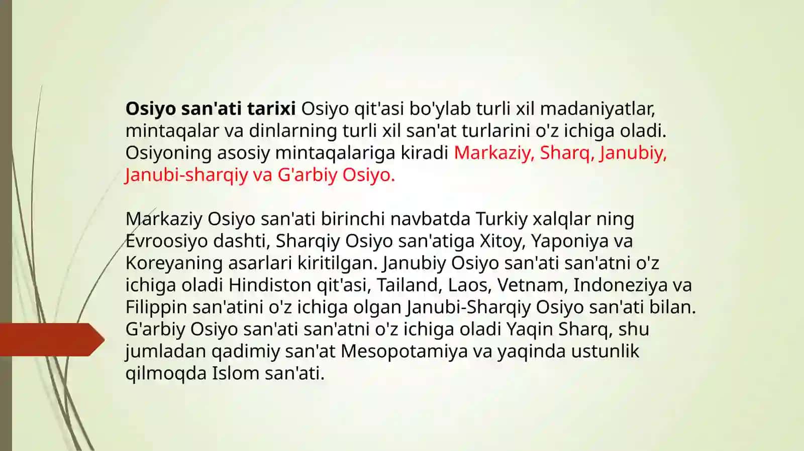Osiyo san’ati 3