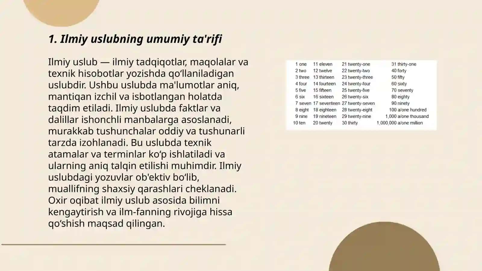 Ilmiy uslub va uning xususiyatlari 3