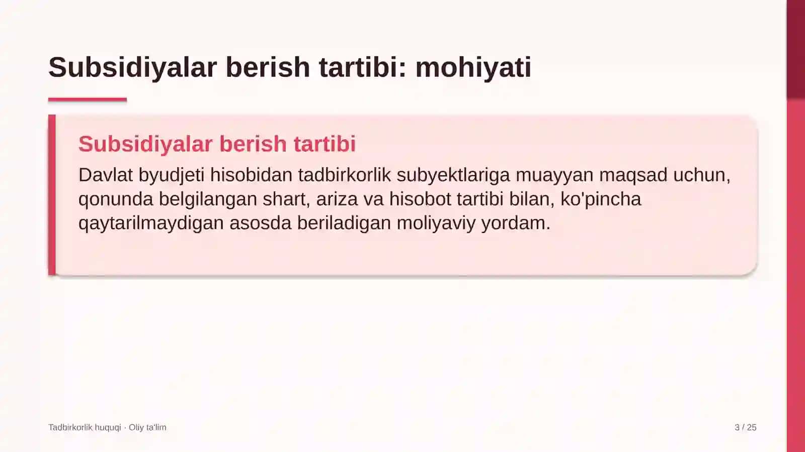 Agroturizmda subsidiyalar berish tartibi 3