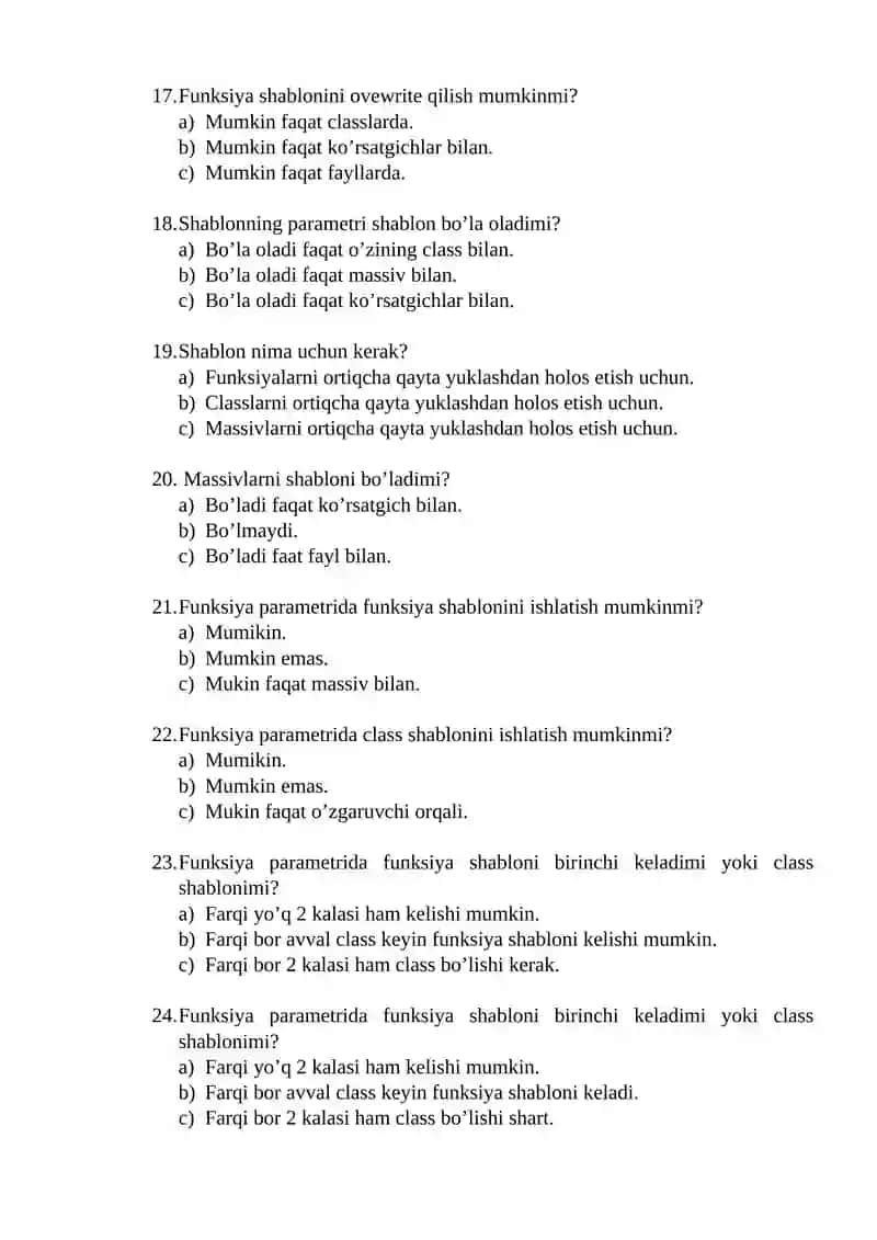 15-MAVZU BO’YICHA TEST SAVOLLARI 3