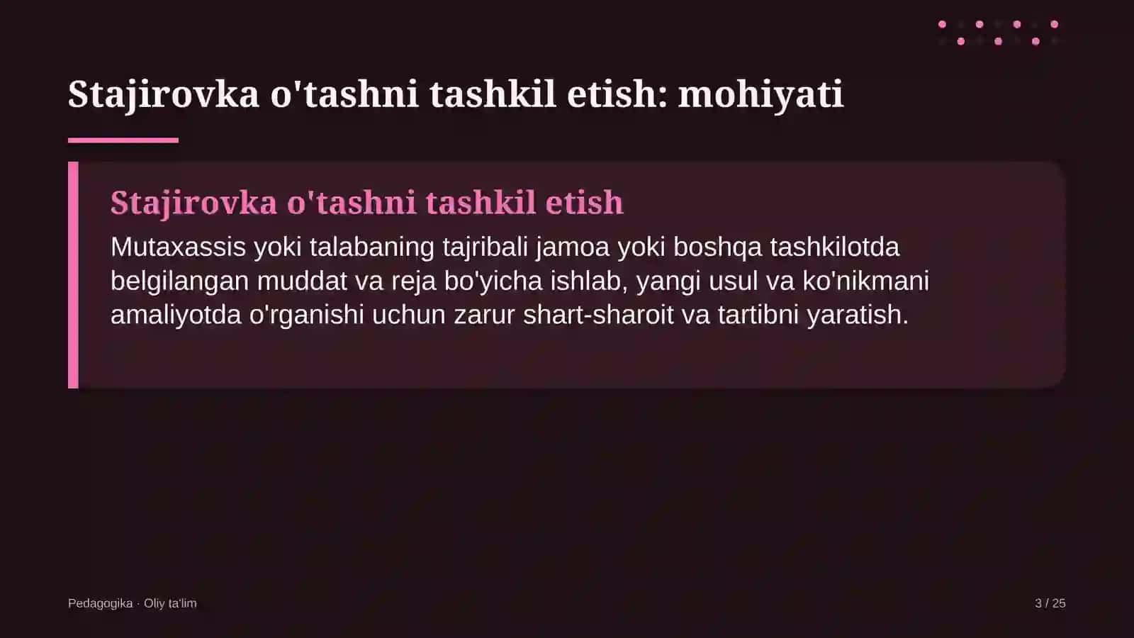 quyosh panellari ishlab chiqarishda stajirovka o'tashni tashkil etish 7491 3