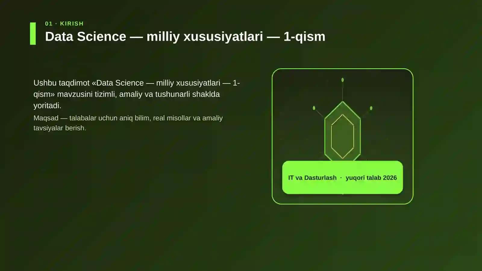 Data Science — milliy xususiyatlari — 1-qism 3