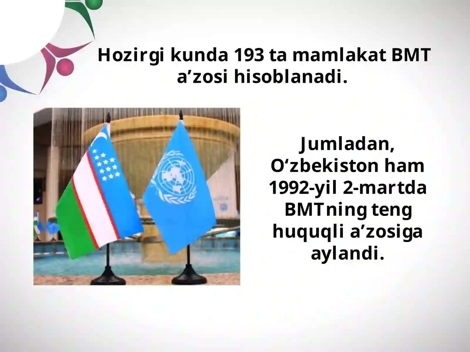 Birlashganmillatlartashkilotiningmaqsadvavazifalari 3