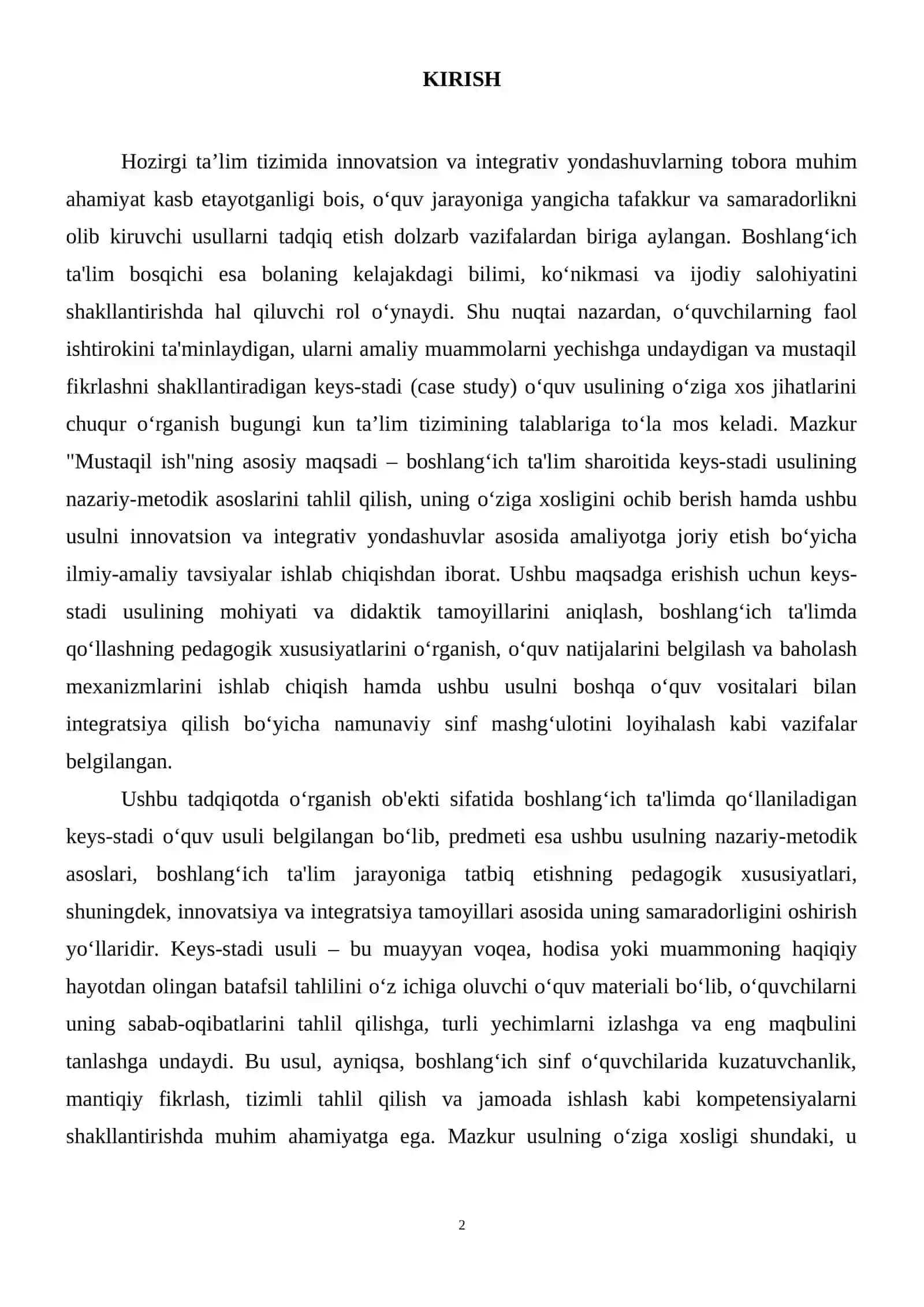 Keys-stadi oʻquv usulining oʻziga xosligi 3