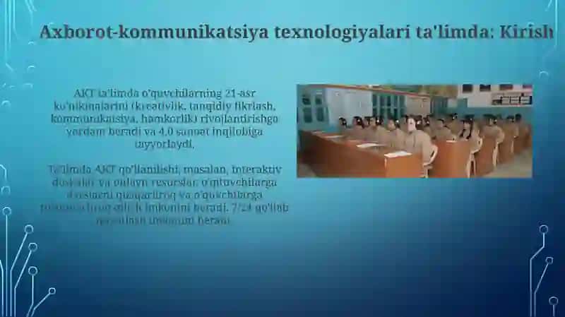 Axborot-kommunikatsiya texnologiyalari ta'limda: Kirish 3