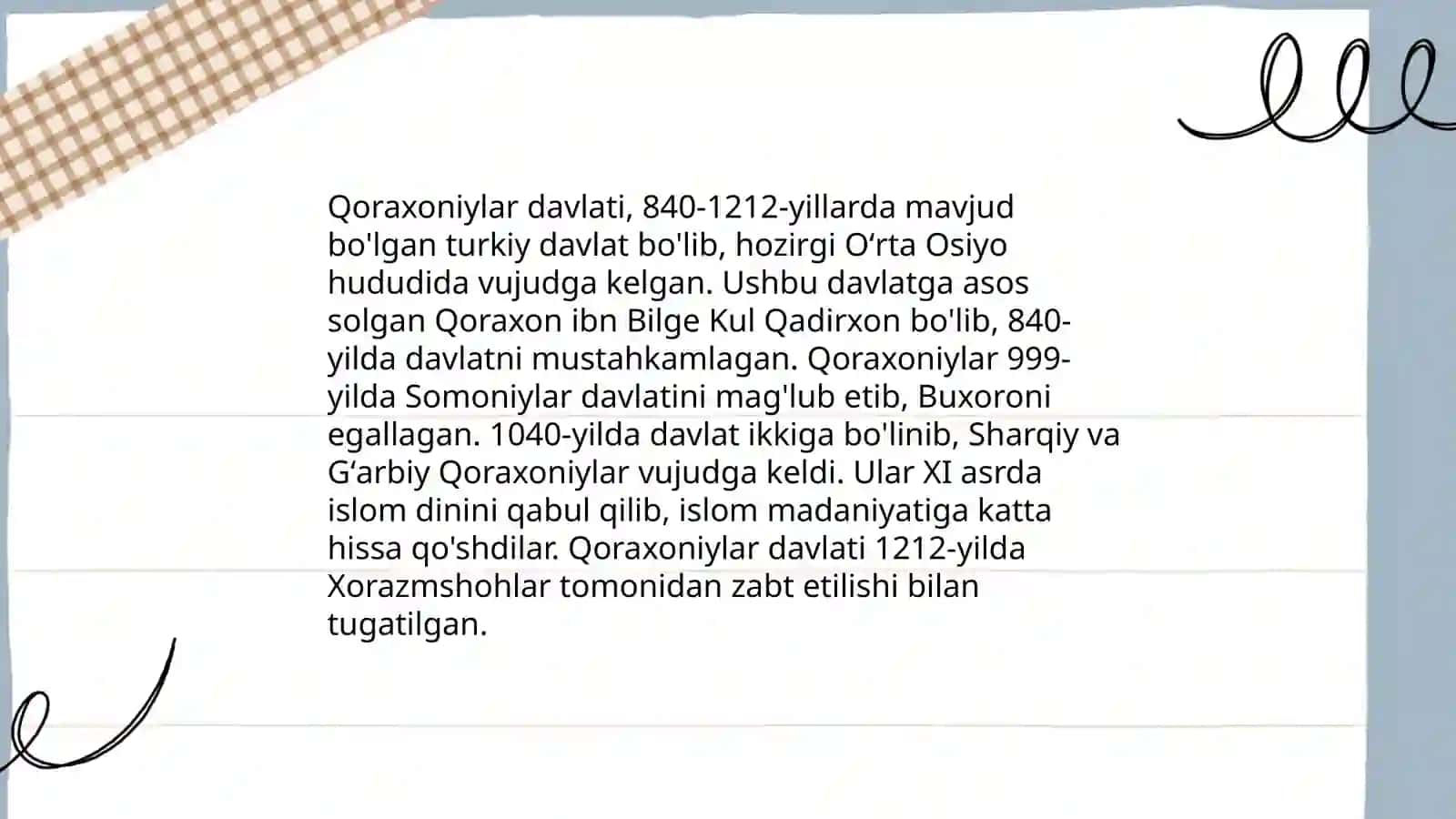 Qoraxoniylar davlati 3