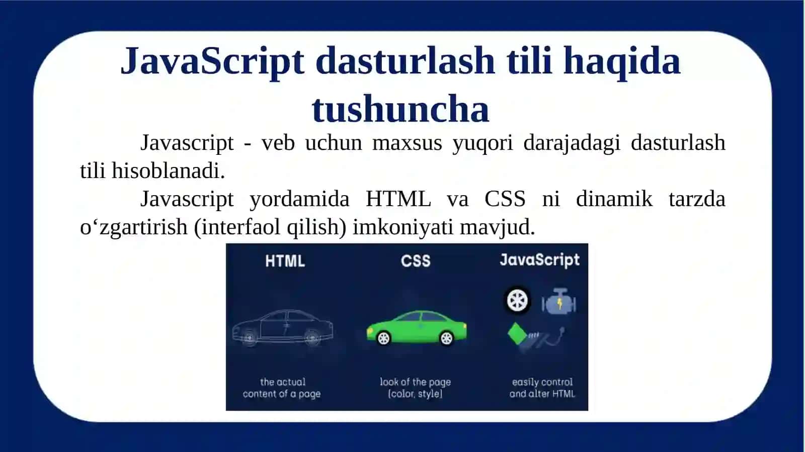 JavaScript asoslari 3