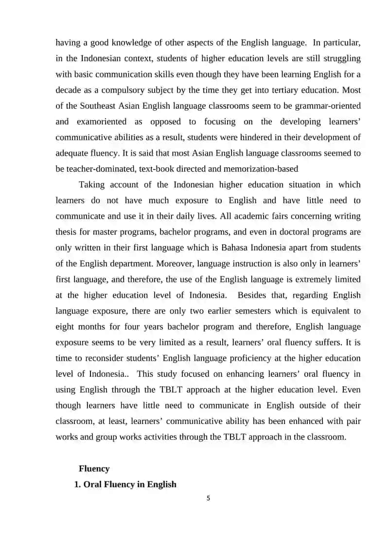 Enhancing learners imagination in order to increase oral fluency Introduction 3