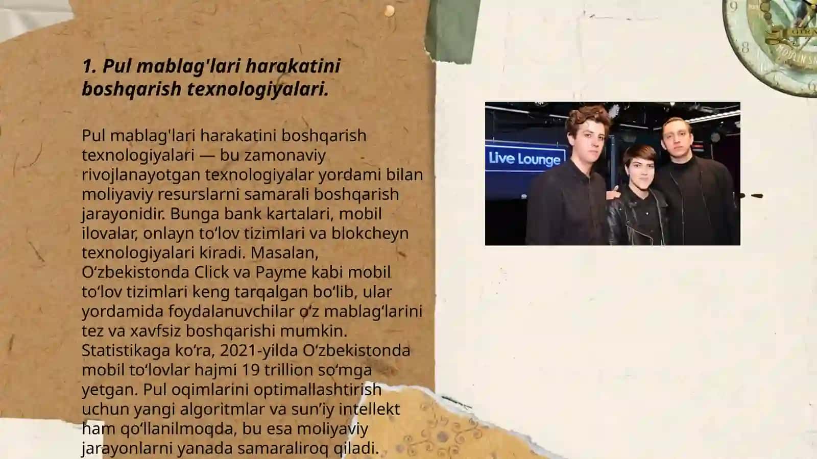 Pul mablag'lari harakatini tezlashtirish imkoniyatlarini aniqlash 3
