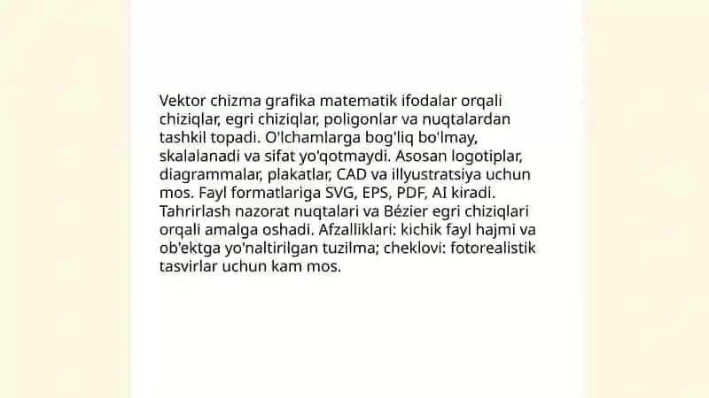 Vektor chizma grafika 3