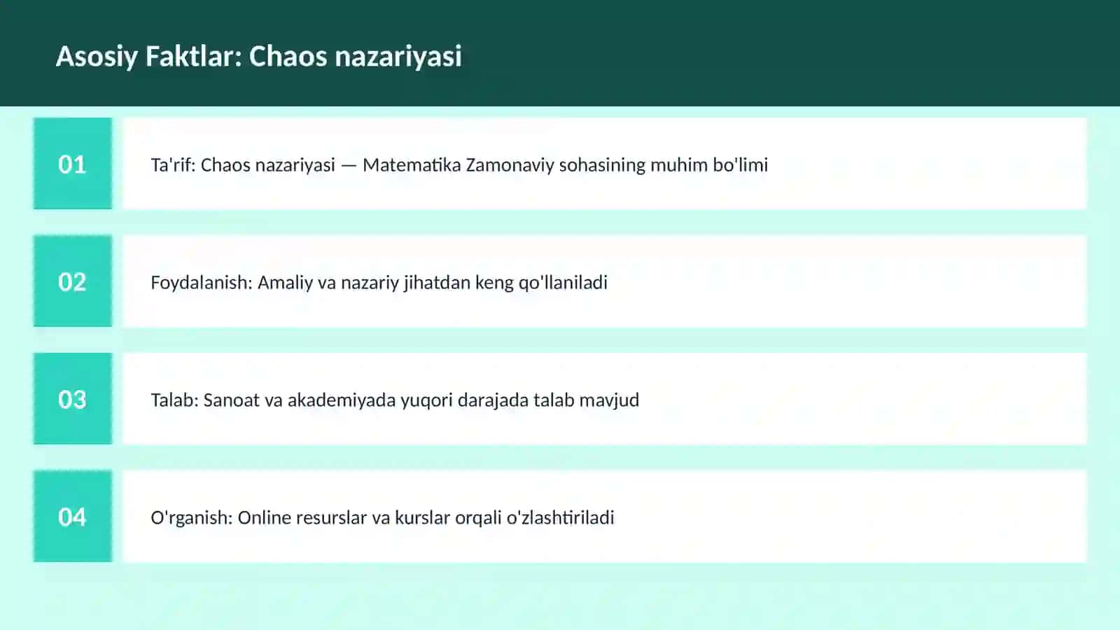 Chaos nazariyasi 3