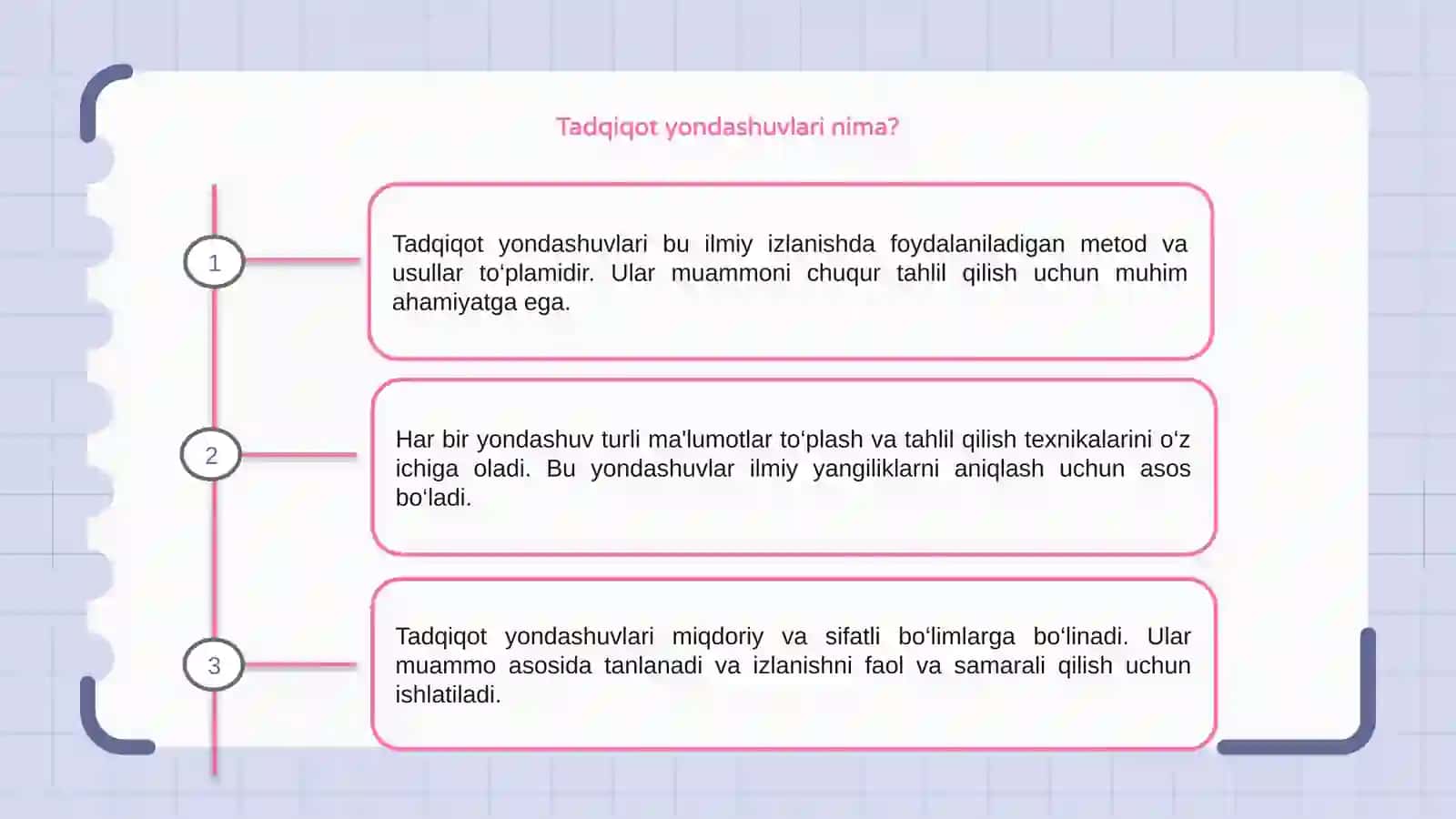 Tadqiqot yondashuvlari 3