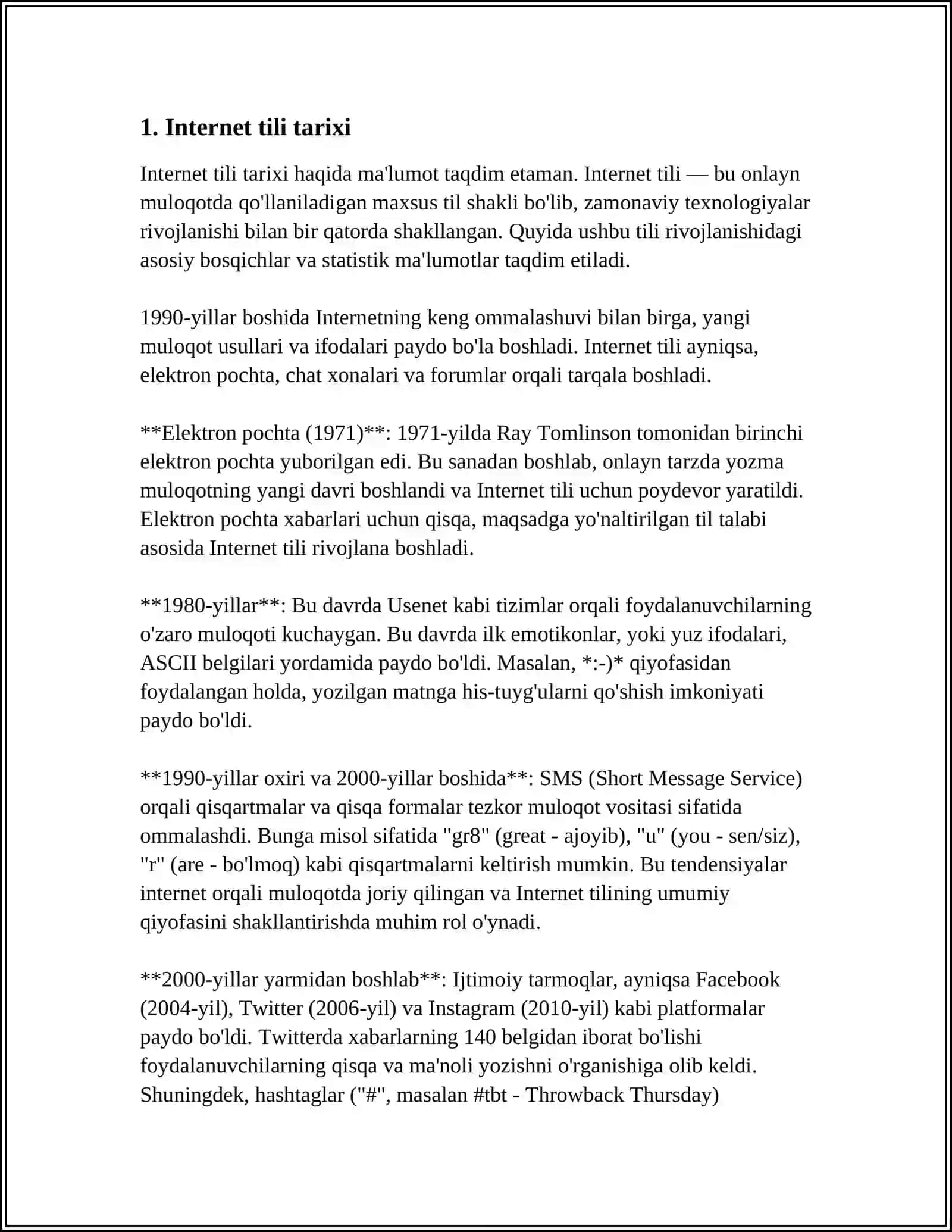 INTERNET TILI HUSUSIYATLARI 3