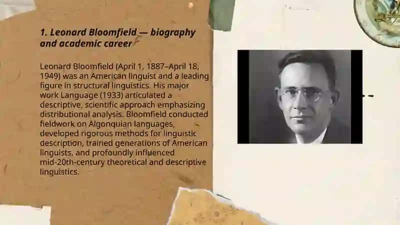 Leonard Bloomfield 3