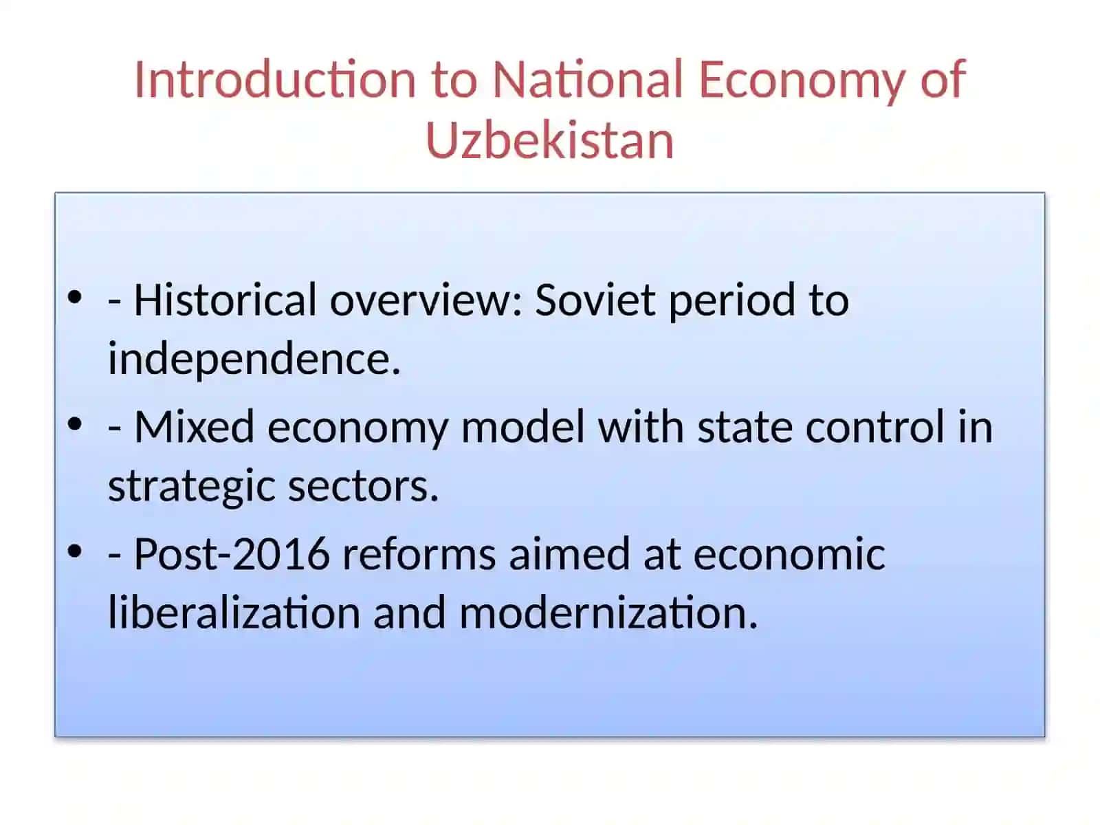 Lesson Module on Economic Structure 3