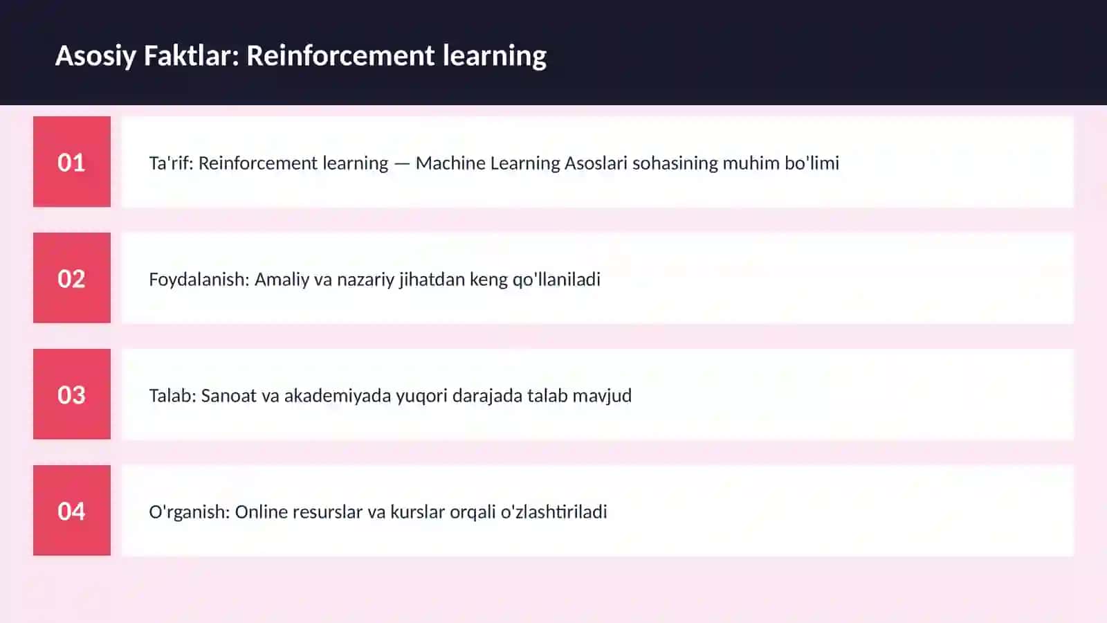 Reinforcement learning 3