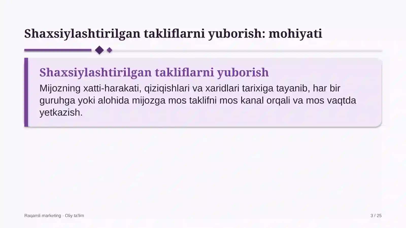 Kasb-hunar maktablarida shaxsiylashtirilgan takliflarni yuborish 3