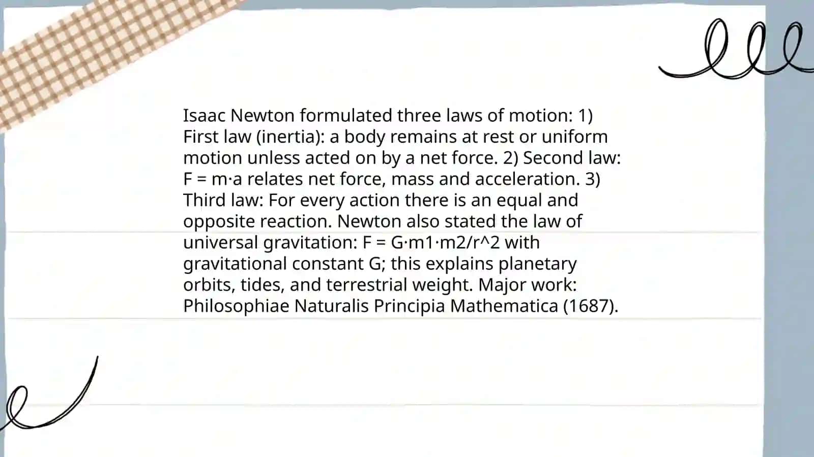 Isaac Newton's Contributions 3