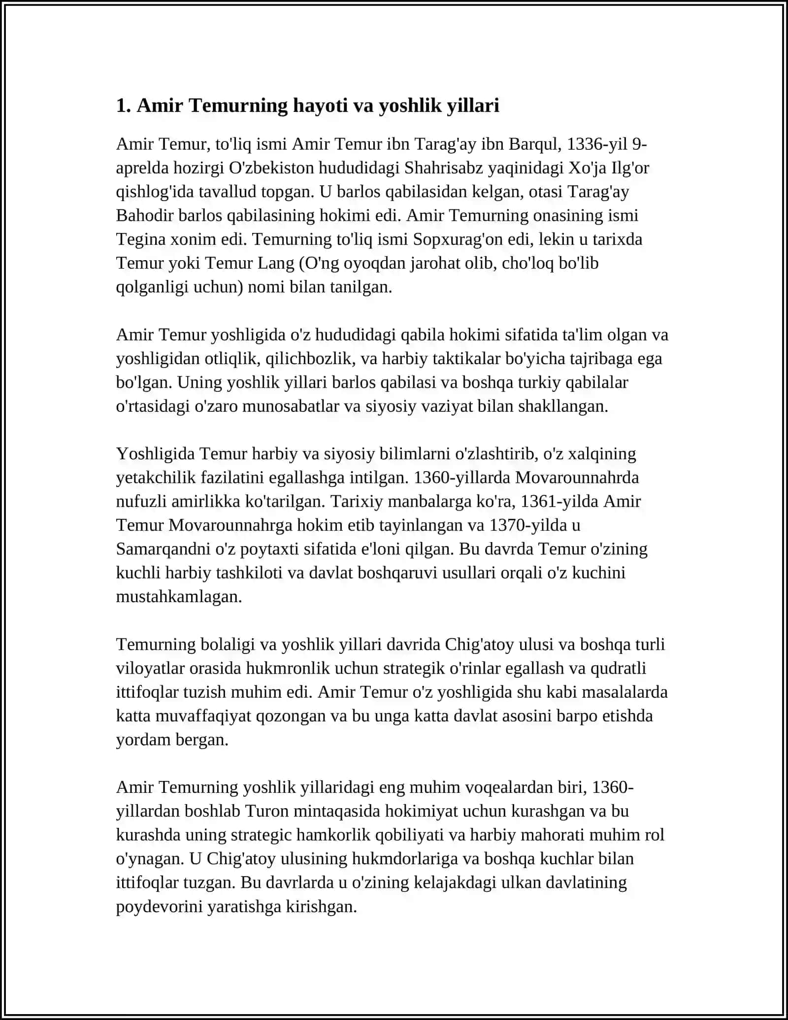AMIR TEMUR TARIXI 3