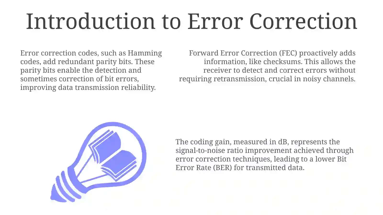 Error correctiontechniques 3