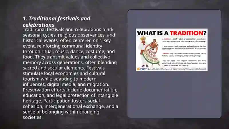 Cultures and Traditions 3