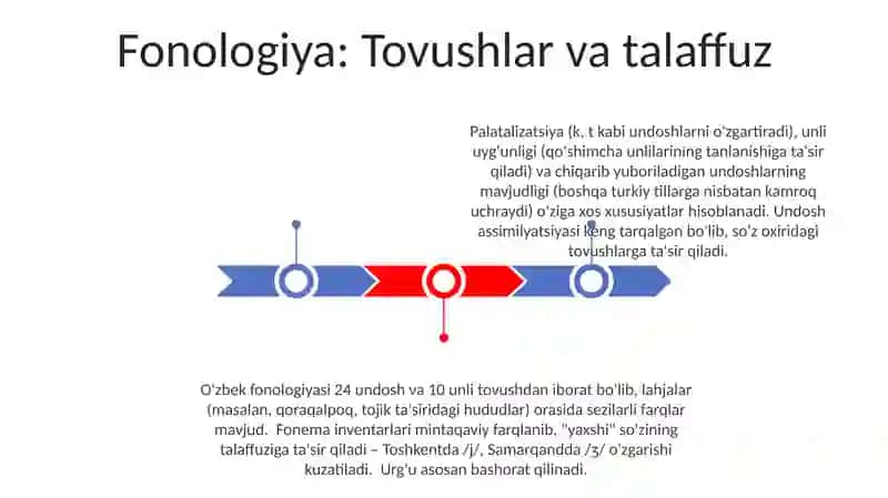 O'zbek tilining qiyoslanishi 3