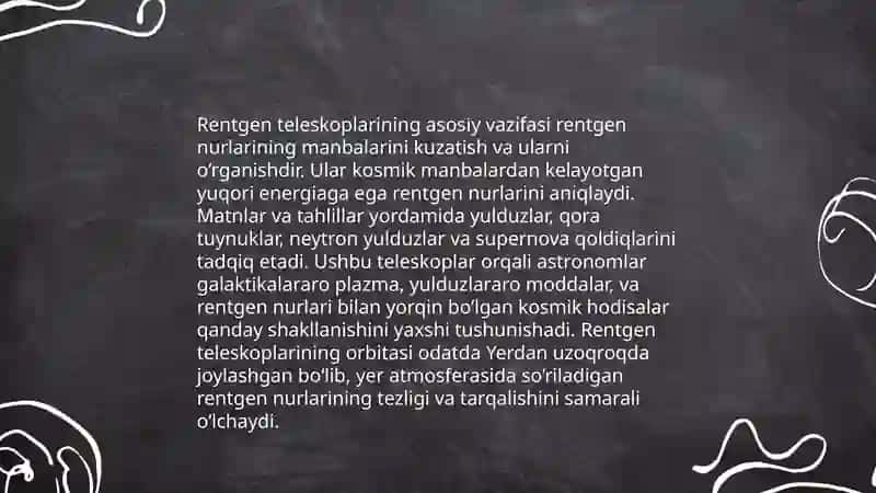 Rentgen teleskoplar 3