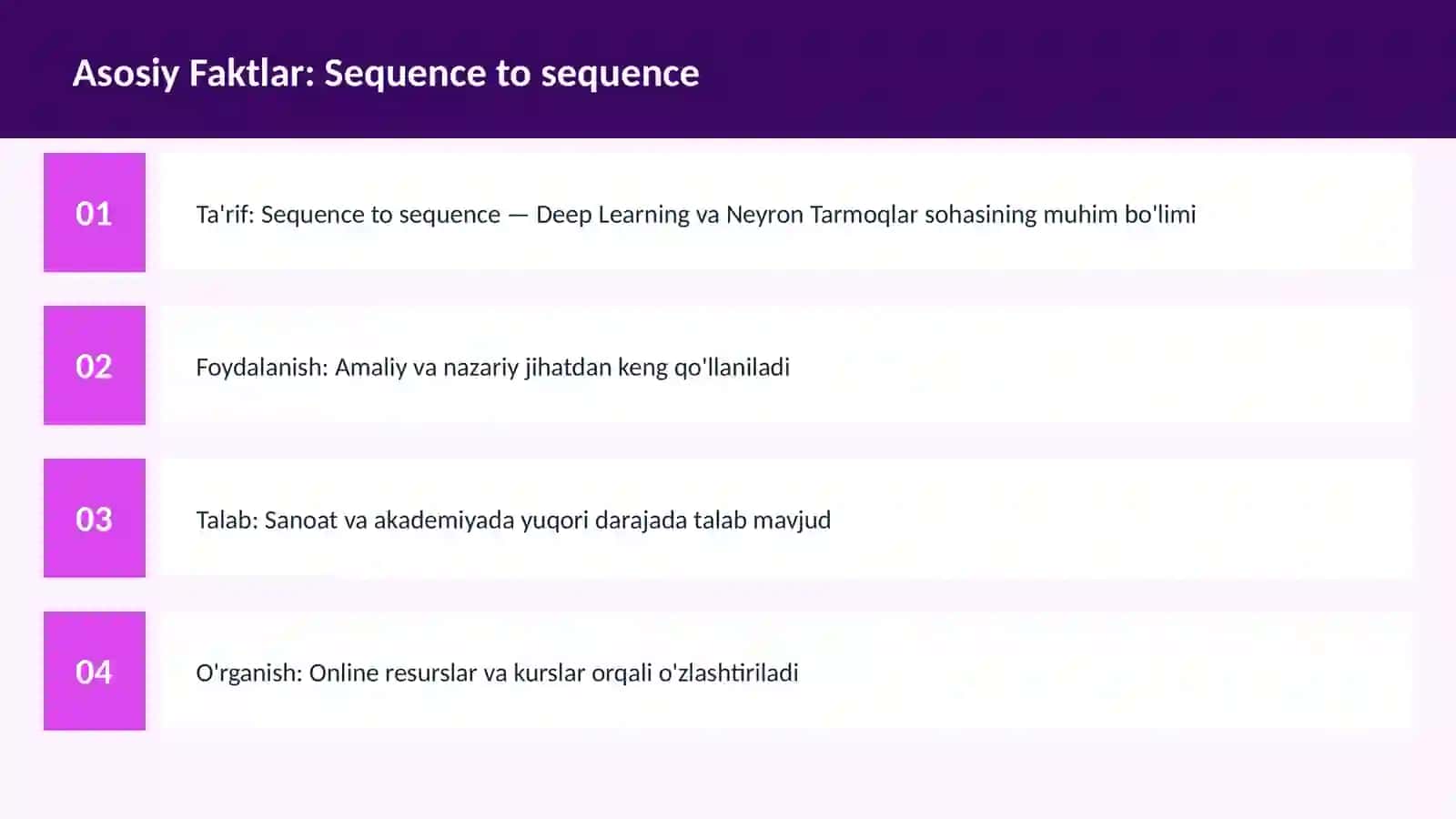 Sequence to sequence 3