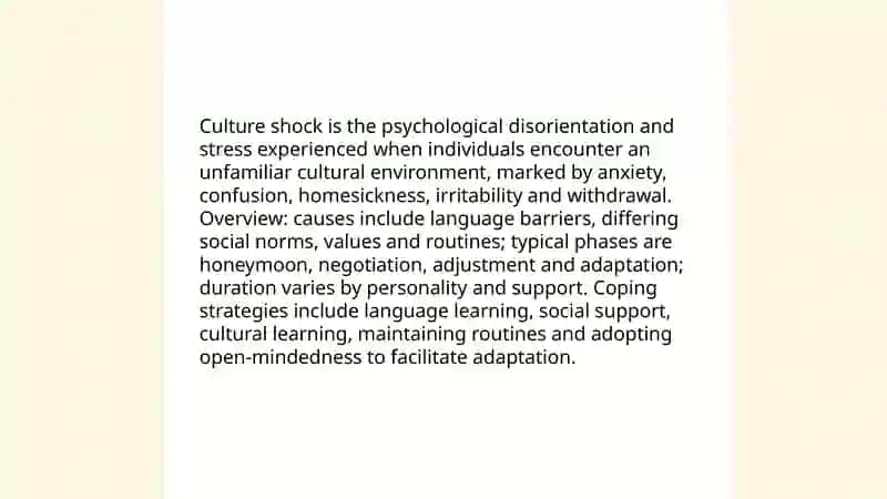 Culture shock 3
