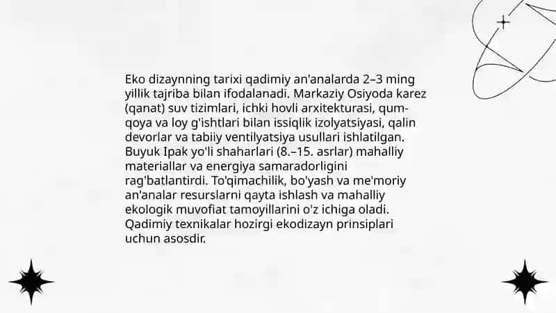 Eko Dizayn: Kecha, Bugun va Ertaga 3