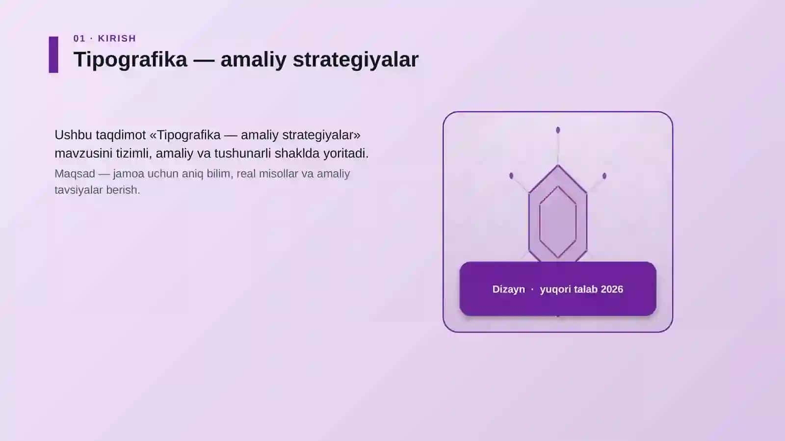 Tipografika — amaliy strategiyalar 3