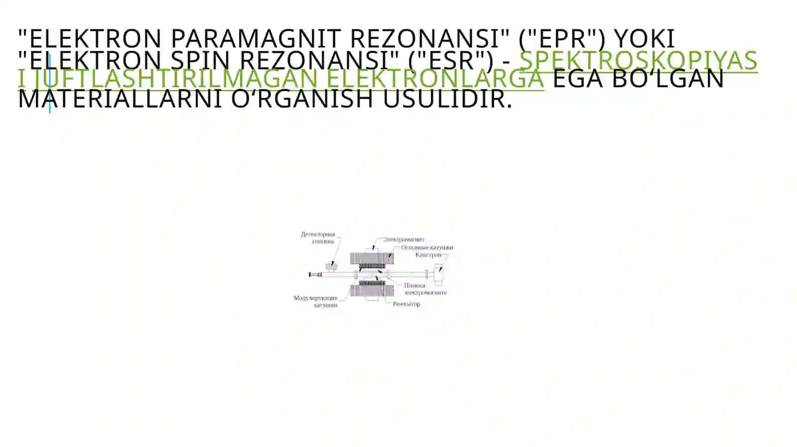 Elektron paramagnit rezonansi 3