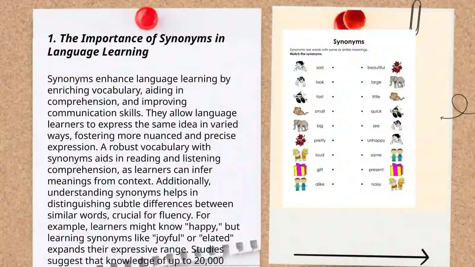 Synonyms and Antonyms in Language Learning 3