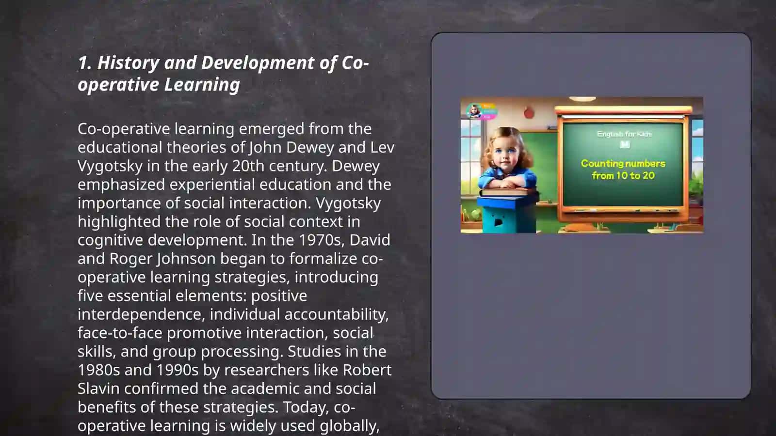 Co-operative learning also (collaborative learning) 3