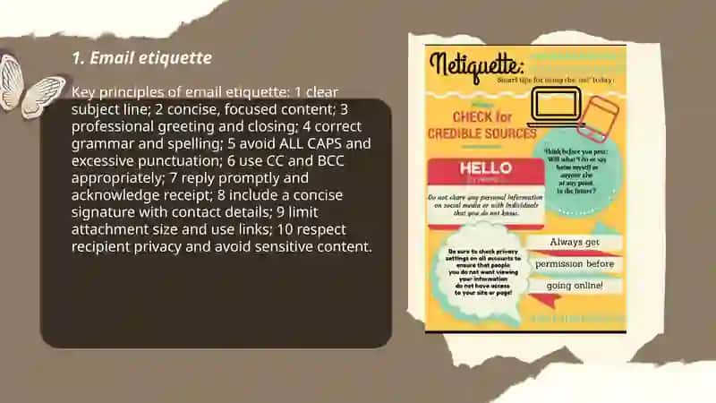Internet knowladge: etiquette and netiquette 3