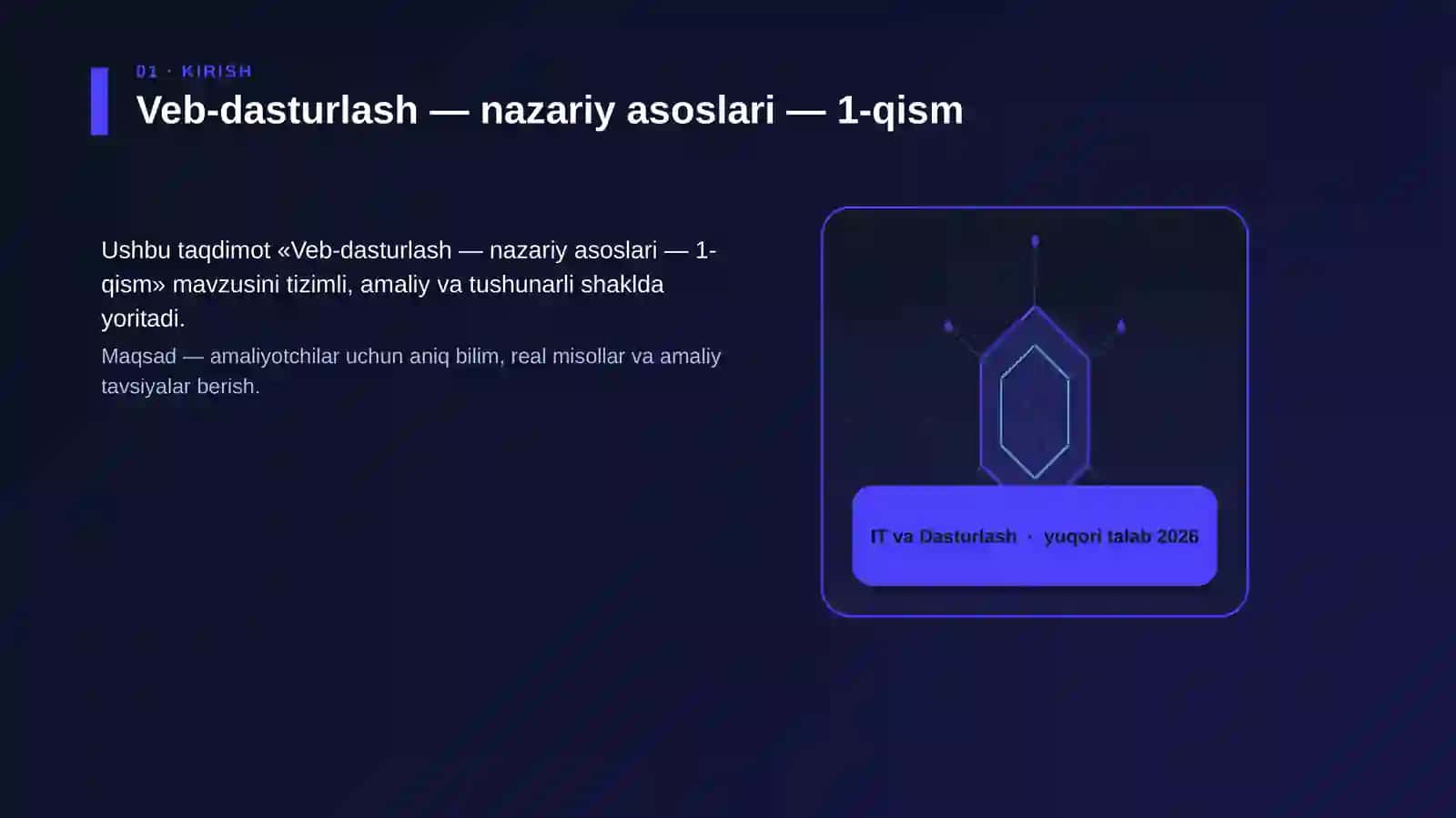 Veb-dasturlash — nazariy asoslari — 1-qism 3